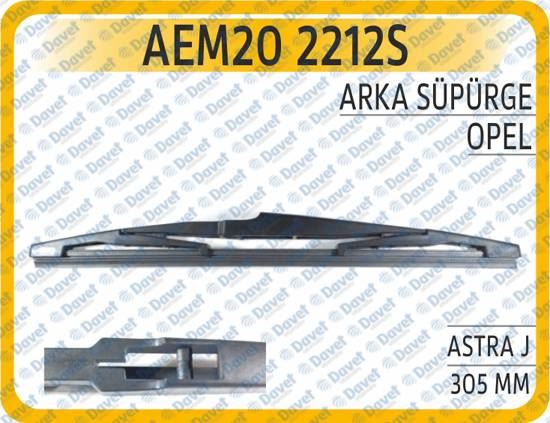 AEM 202212S Arka Silecek Supurgesi 305 Mm Astra J